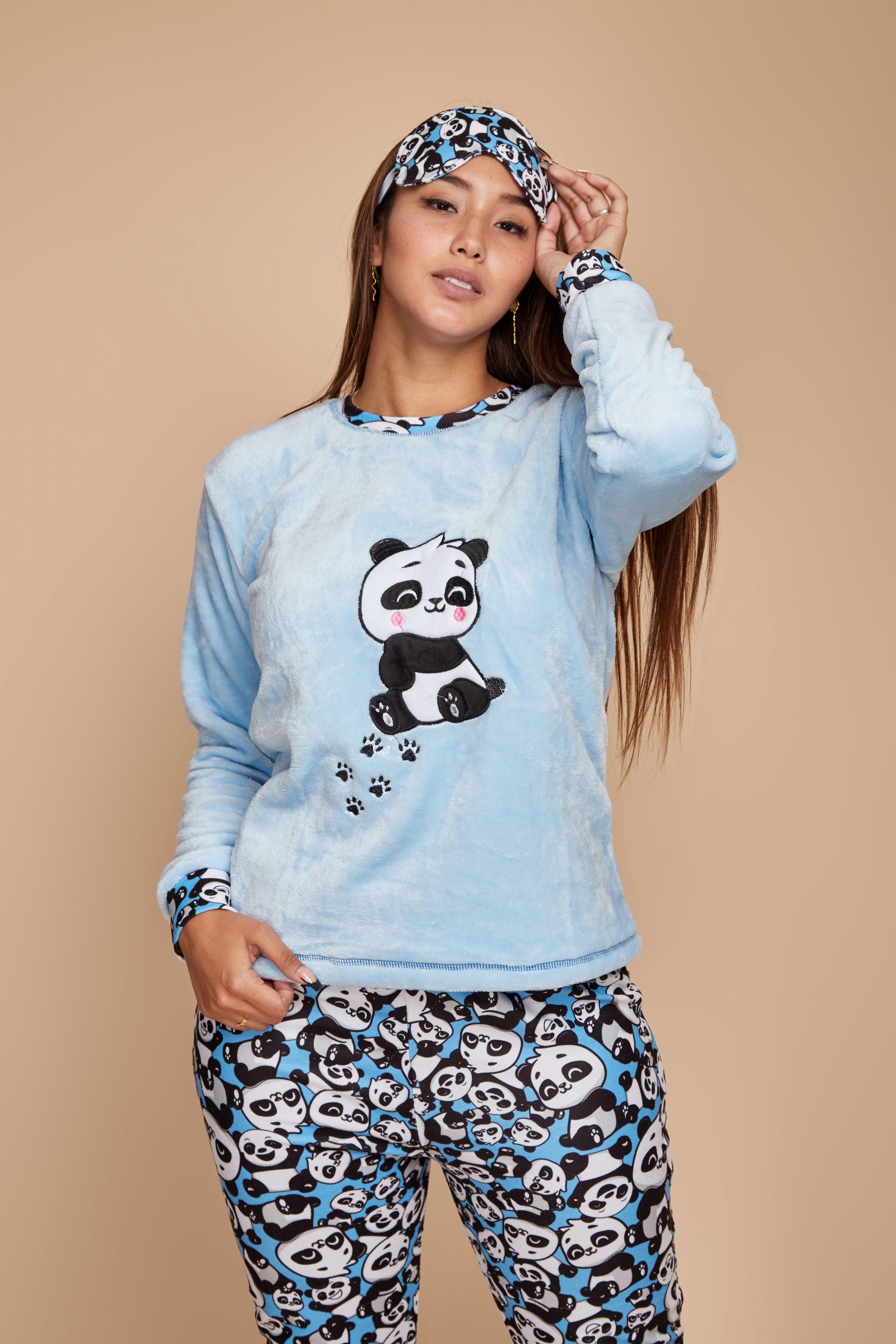 Pijamas para best sale mujer de peluche