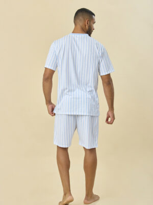 PIJAMA SHORT POLO LINEN