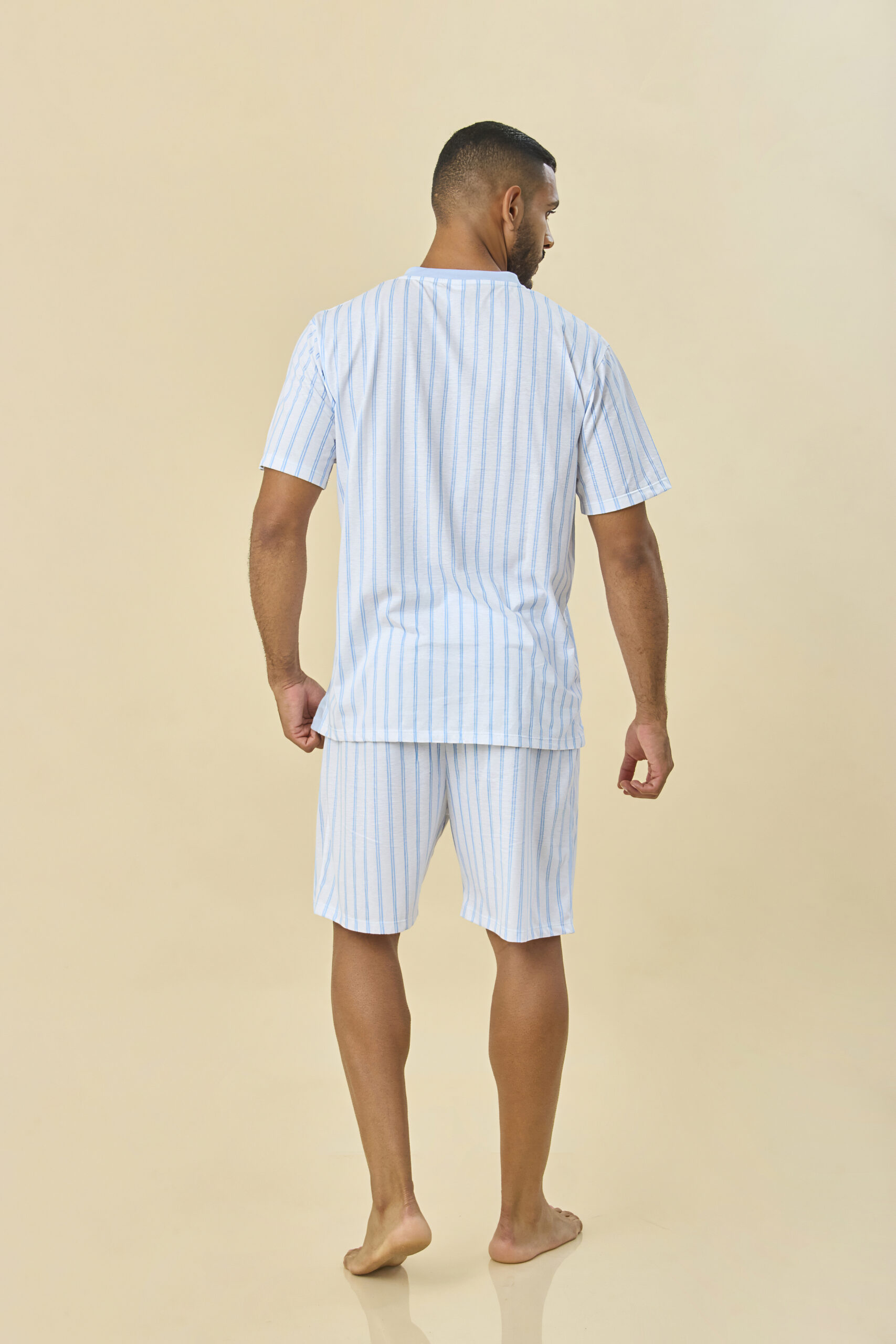 PIJAMA SHORT POLO LINEN - Imagen 2